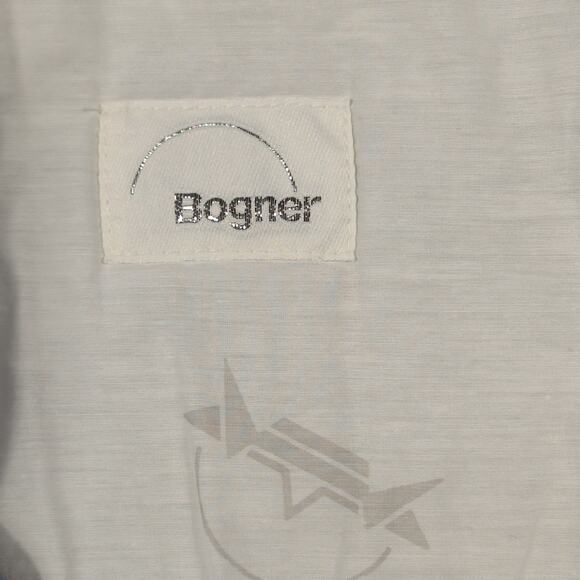 Vintage Bogner Ski Suit Womens 12 Blue One Piece Snowsuit Belted Puffer Retro - Picture 16 of 16